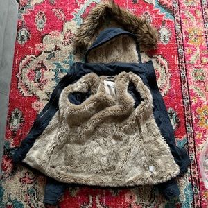 Abercrombie, navy, winter coat / jacket